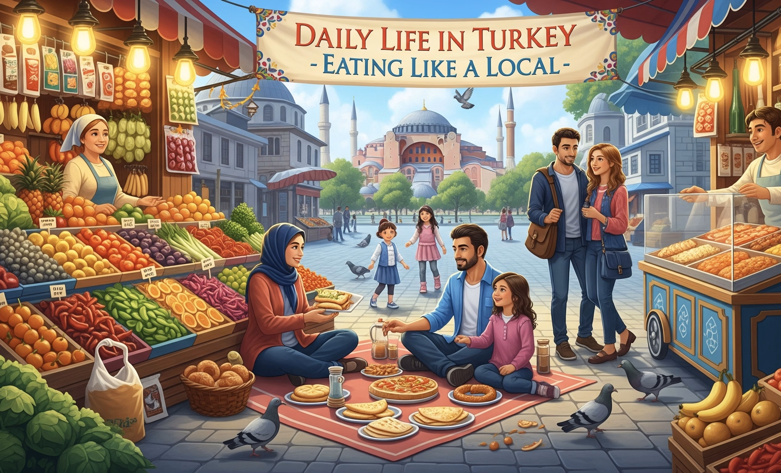 Daily Life in Turkey – Eating Like a Local Daily Life in Turkey - Eating Like a Local